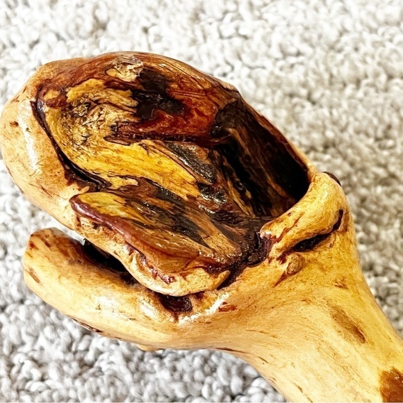 Striped Maple Moosewood Cut Walking Trekking Stick Twist Staff Hiking Maine Cane - Picture 15 of 16